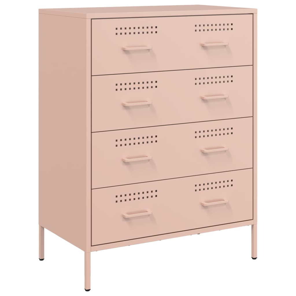 Credenza Rosa 68x39x89 cm in Acciaio | homemem39