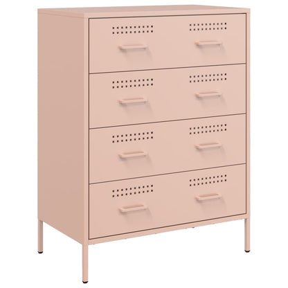 Credenza Rosa 68x39x89 cm in Acciaio - homemem39