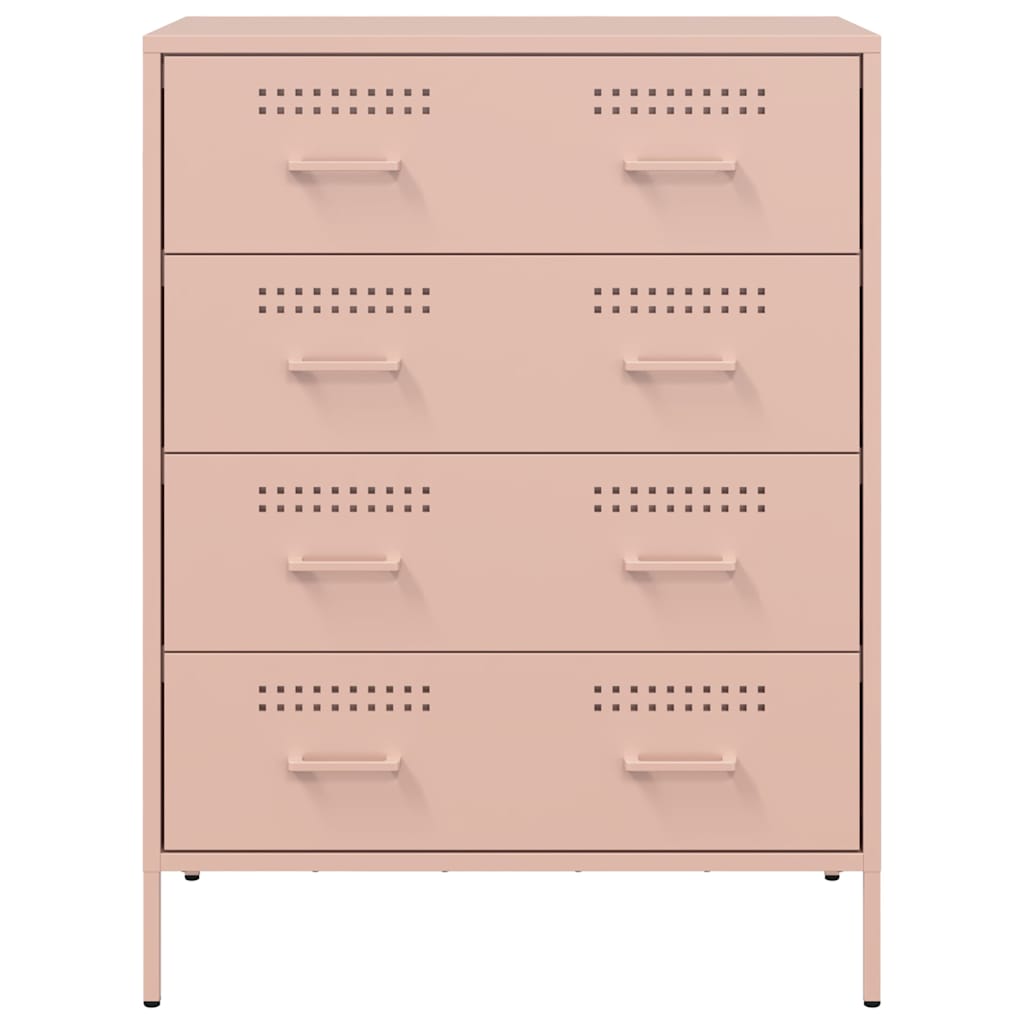 Credenza Rosa 68x39x89 cm in Acciaio | homemem39