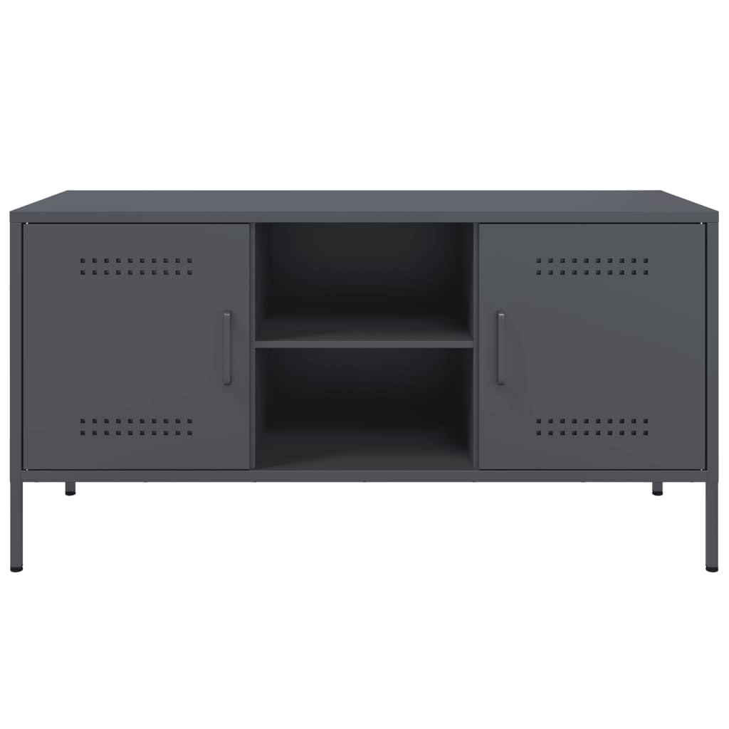 Mobile TV Antracite 100,5x39x50,5 cm in Acciaio | homemem39