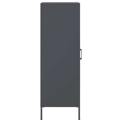 Credenza Antracite 36x39x113 cm in Acciaio | homemem39