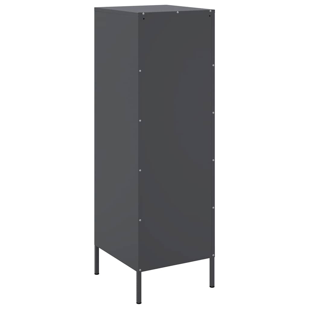 Credenza Antracite 36x39x113 cm in Acciaio | homemem39