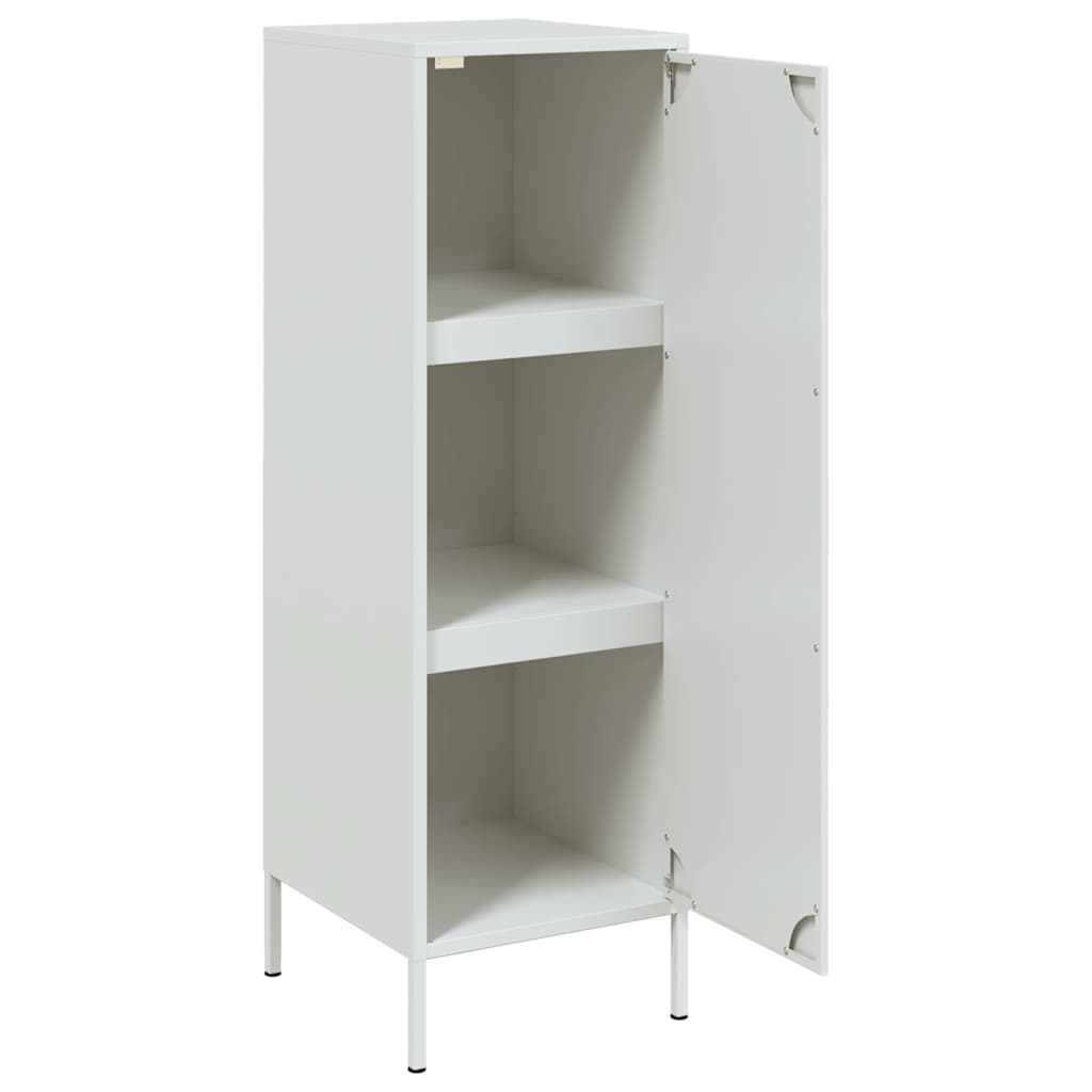 Credenza Bianca 36x39x113 cm in Acciaio | homemem39