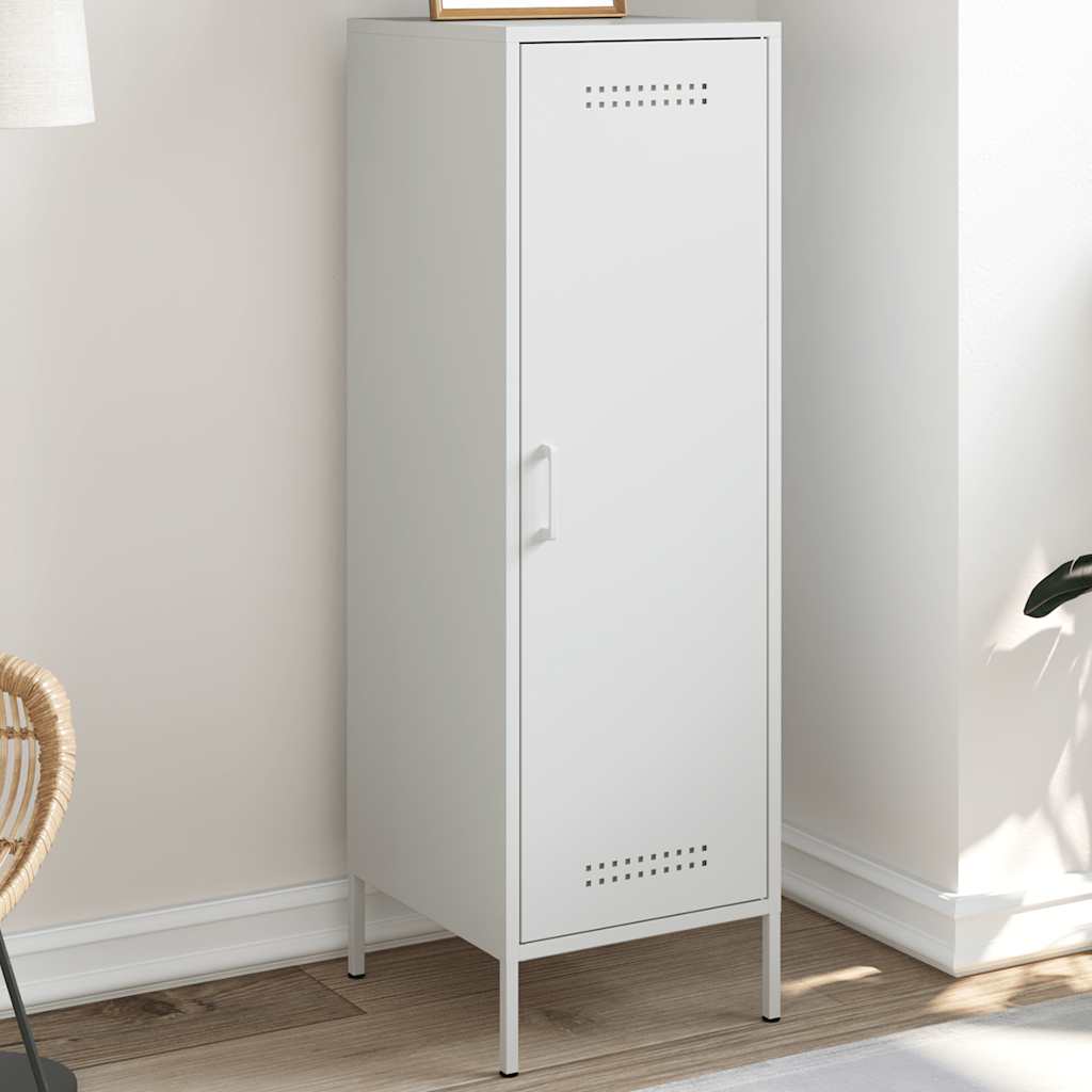 Credenza Bianca 36x39x113 cm in Acciaio | homemem39