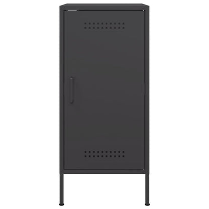 Credenze 2 pz Nere 36x39x79 cm in Acciaio | homemem39