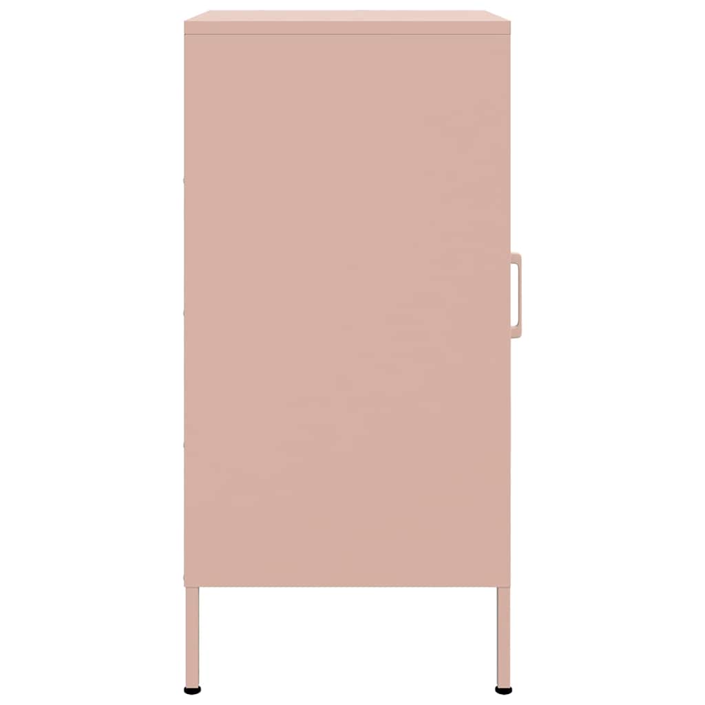 Credenze 2 pz Rosa 36x39x79 cm in Acciaio | homemem39