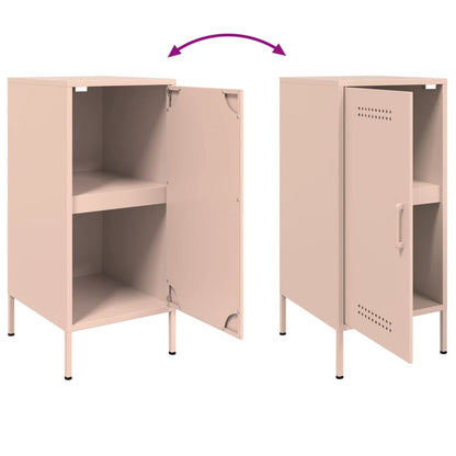 Credenze 2 pz Rosa 36x39x79 cm in Acciaio - homemem39