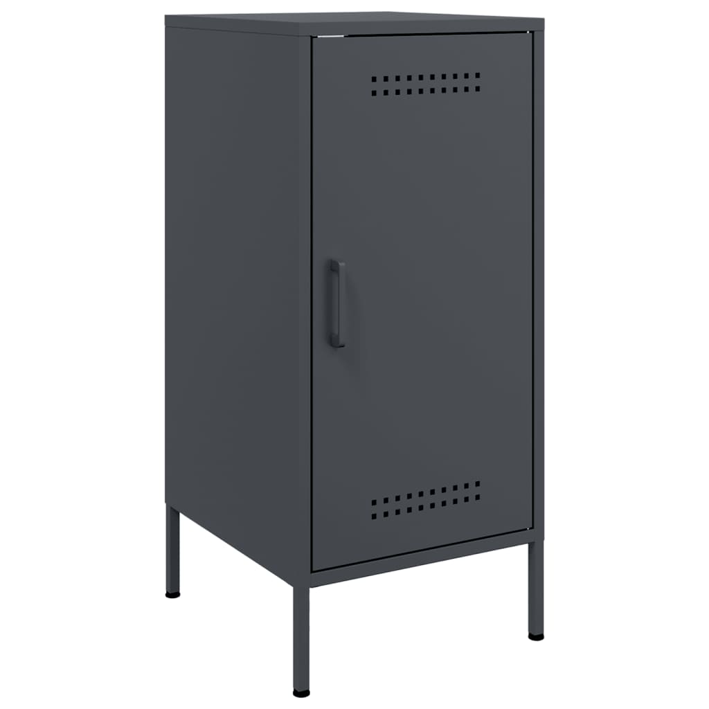 Credenza Antracite 36x39x79 cm in Acciaio