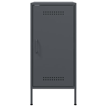 Credenza Antracite 36x39x79 cm in Acciaio - homemem39