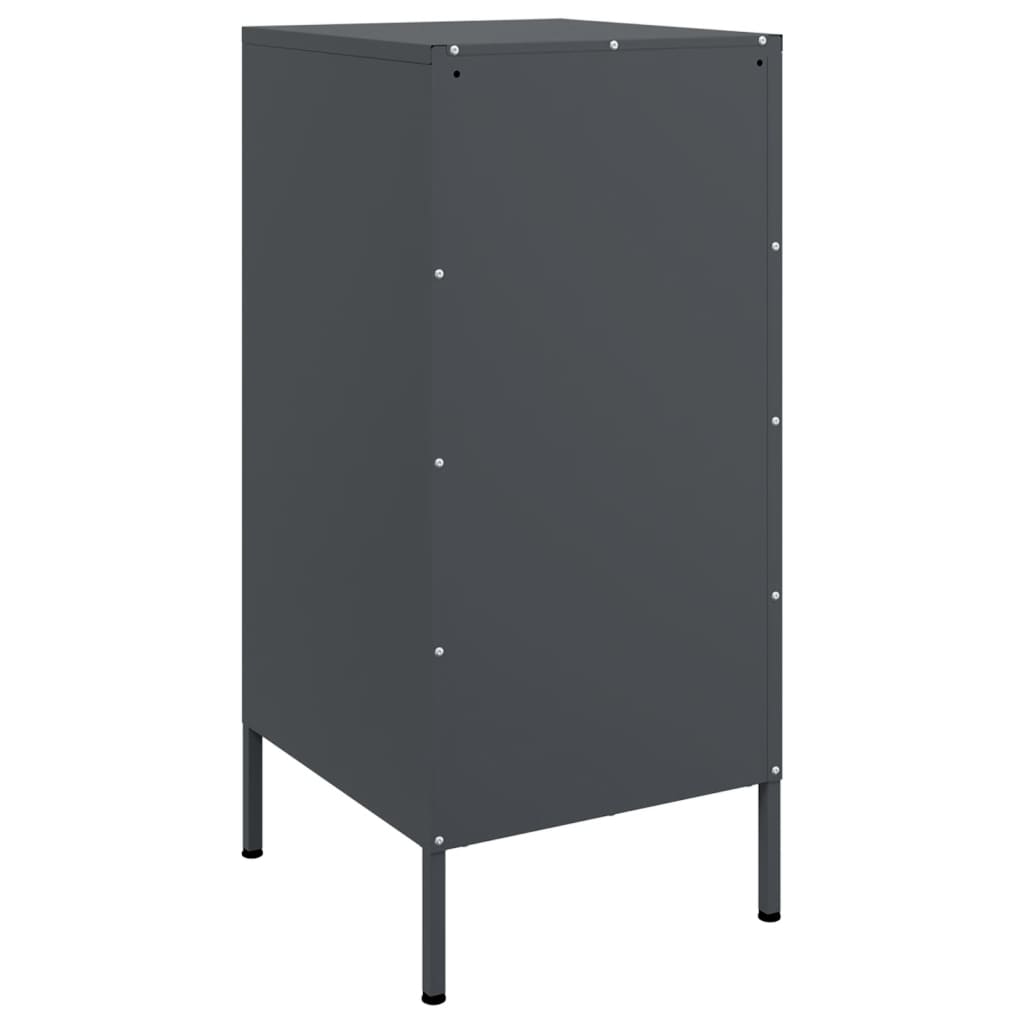 Credenza Antracite 36x39x79 cm in Acciaio | homemem39