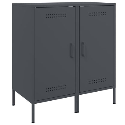 Credenze 2 pz Antracite 36x39x79 cm in Acciaio | homemem39