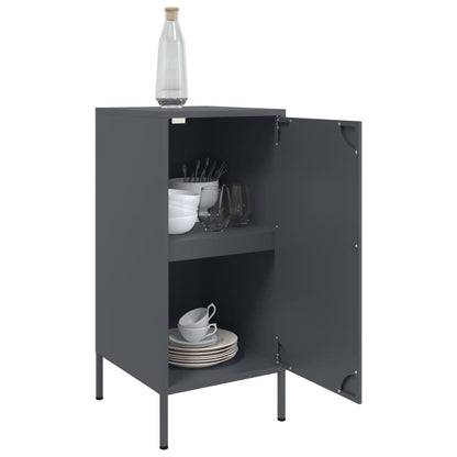 Credenze 2 pz Antracite 36x39x79 cm in Acciaio | homemem39