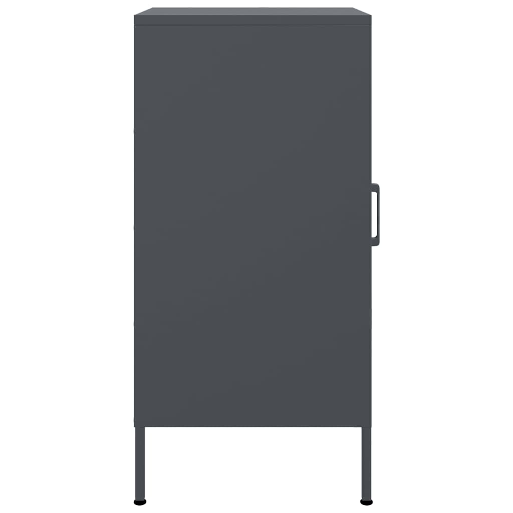 Credenze 2 pz Antracite 36x39x79 cm in Acciaio | homemem39