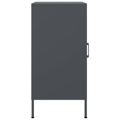Credenze 2 pz Antracite 36x39x79 cm in Acciaio | homemem39