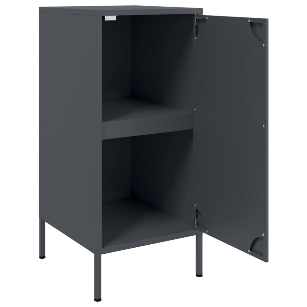 Credenze 2 pz Antracite 36x39x79 cm in Acciaio | homemem39