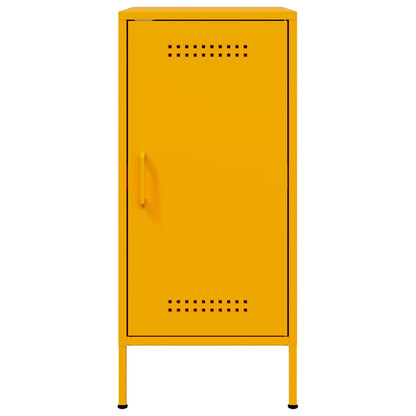 Credenze 2 pz Giallo Senape 36x39x79 cm in Acciaio | homemem39