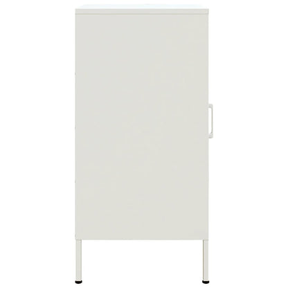 Credenza Bianca 36x39x79 cm in Acciaio - homemem39