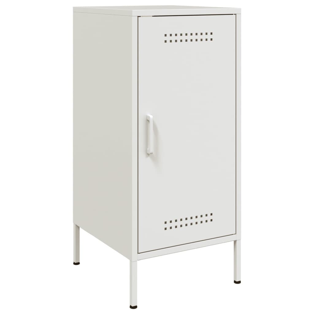 Credenze 2 pz Bianche 36x39x79 cm in Acciaio | homemem39