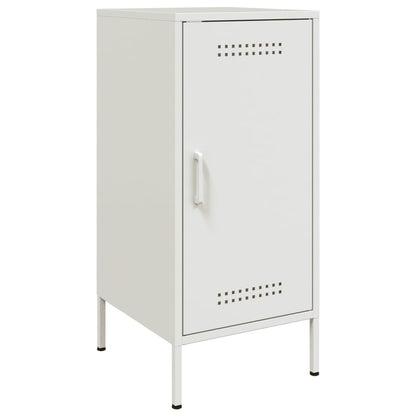 Credenze 2 pz Bianche 36x39x79 cm in Acciaio | homemem39