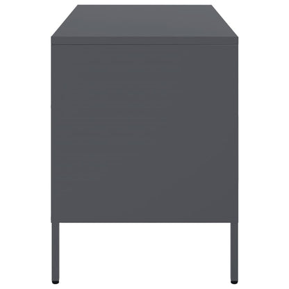 Mobili TV 2pz Antracite 68x39x50,5 cm in Acciaio - homemem39