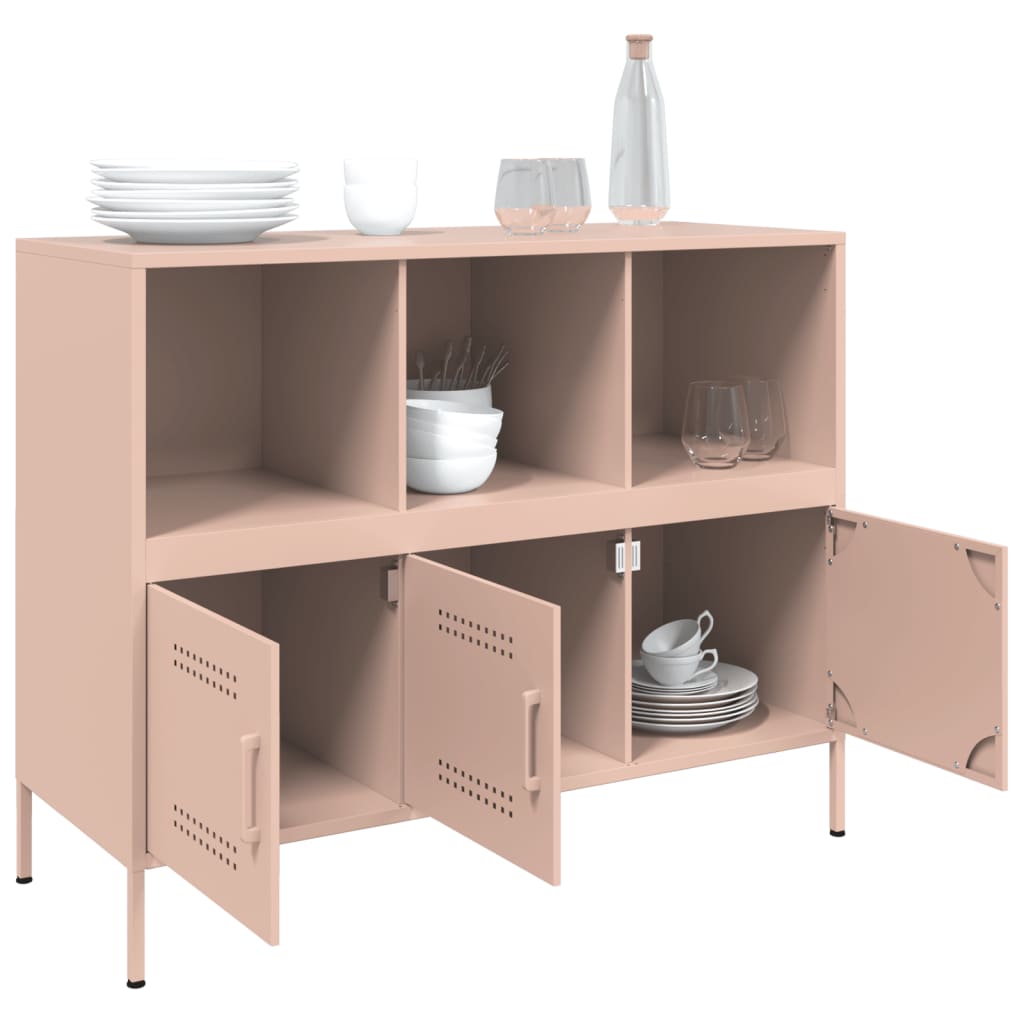Credenza Rosa 100,5x39x79 cm in Acciaio | homemem39