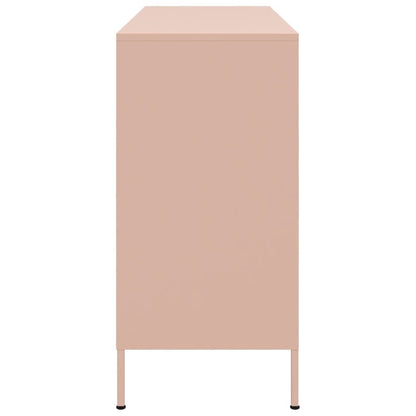 Credenza Rosa 100,5x39x79 cm in Acciaio - homemem39