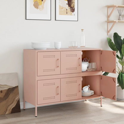 Credenza Rosa 100,5x39x79 cm in Acciaio | homemem39
