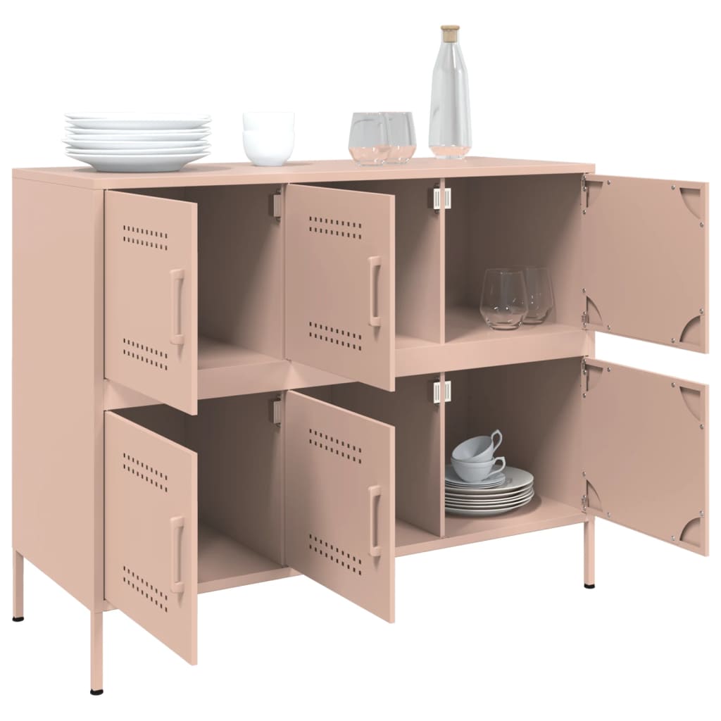 Credenza Rosa 100,5x39x79 cm in Acciaio | homemem39