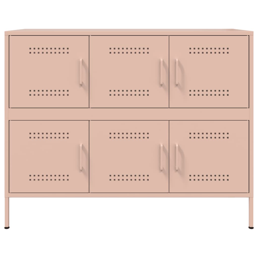 Credenza Rosa 100,5x39x79 cm in Acciaio | homemem39