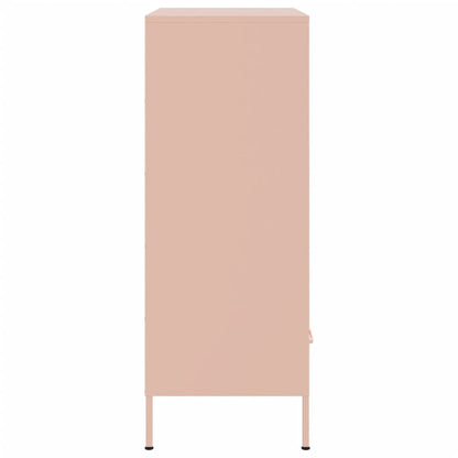Credenza Rosa 68x39x101,5 cm in Acciaio | homemem39