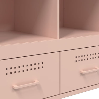 Credenza Rosa 68x39x101,5 cm in Acciaio - homemem39