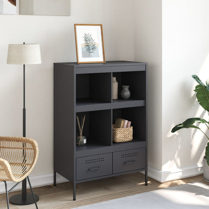 Credenza Antracite 68x39x101,5 cm Acciaio | homemem39