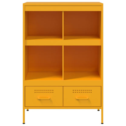 Credenza Giallo Senape 68x39x101,5 cm in Acciaio | homemem39
