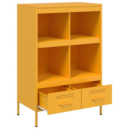 Credenza Giallo Senape 68x39x101,5 cm in Acciaio | homemem39