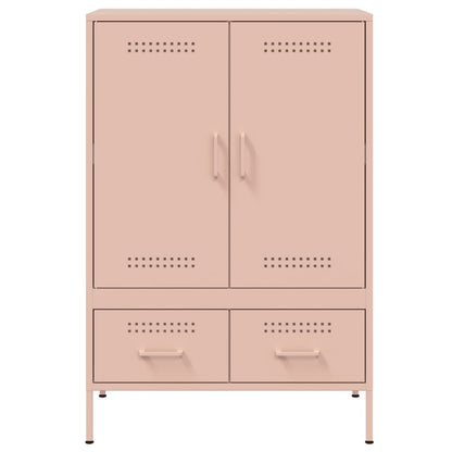 Credenza Rosa 68x39x101,5 cm in Acciaio - homemem39