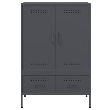 Credenza Antracite 68x39x101,5 cm Acciaio - homemem39