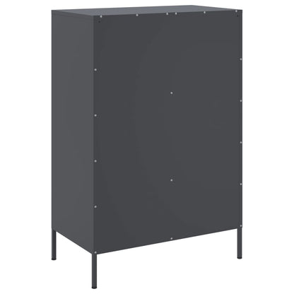 Credenza Antracite 68x39x101,5 cm Acciaio | homemem39