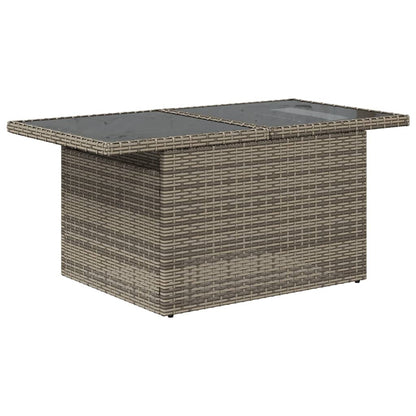 Set Divano da Giardino 10 pz con Cuscini Grigio in Polyrattan - homemem39