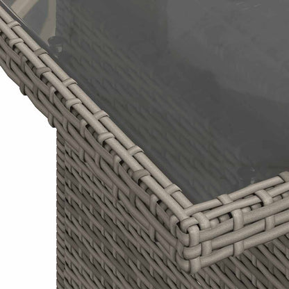 Set Divani da Giardino 6 pz con Cuscini Grigio in Polyrattan | homemem39