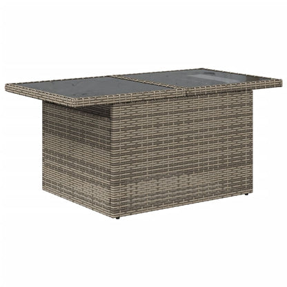 Set Divano da Giardino 8 pz con Cuscini Grigio in Polyrattan | homemem39