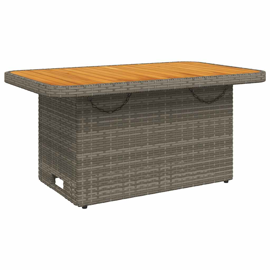Set Divani da Giardino 3 pz con Cuscini in Polyrattan Grigio | homemem39