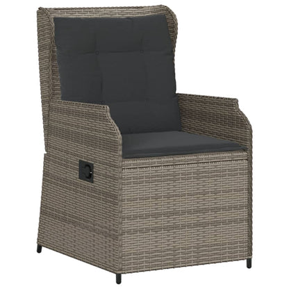 Set Divani da Giardino 6 pz con Cuscini in Polyrattan Grigio | homemem39