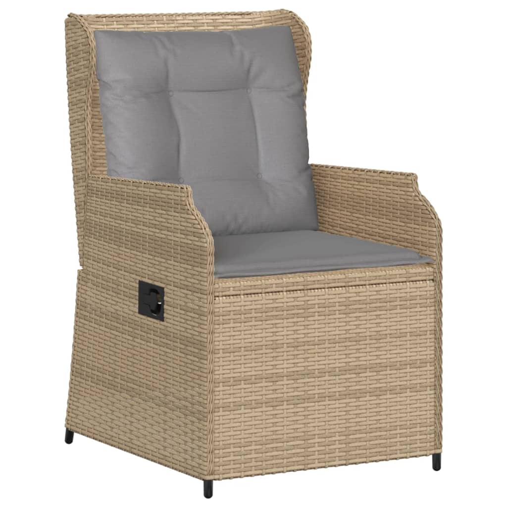 Set Divani da Giardino 6 pz con Cuscini in Polyrattan Beige | homemem39