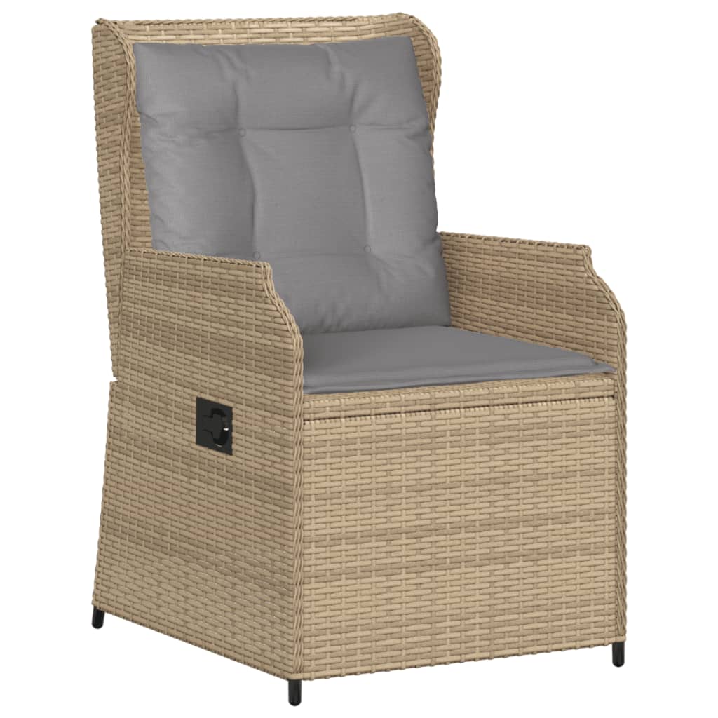 Set Divani da Giardino 6 pz con Cuscini in Polyrattan Beige | homemem39