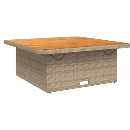 Set Divani da Giardino 6 pz con Cuscini in Polyrattan Beige | homemem39