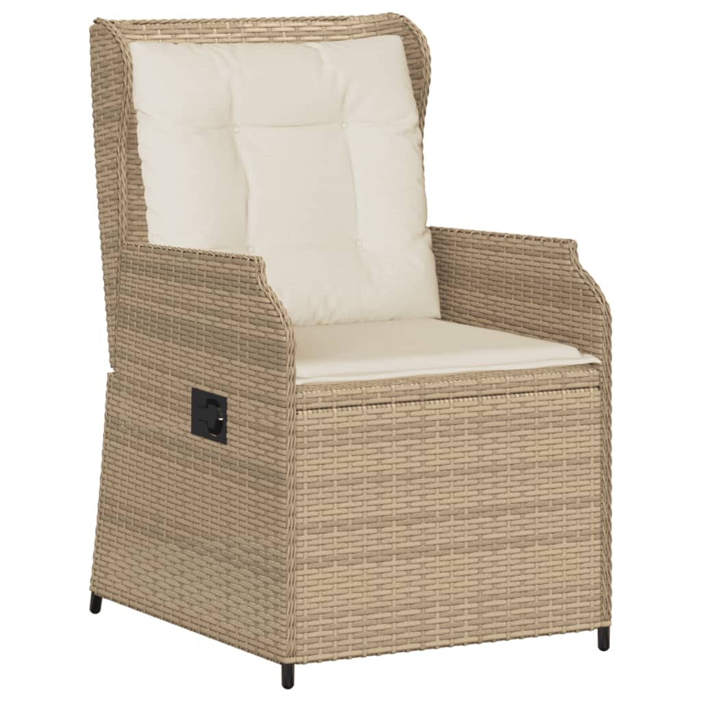 Set Divani da Giardino 6 pz con Cuscini in Polyrattan Beige | homemem39