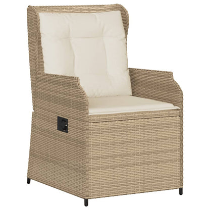 Set Divani da Giardino 6 pz con Cuscini in Polyrattan Beige | homemem39