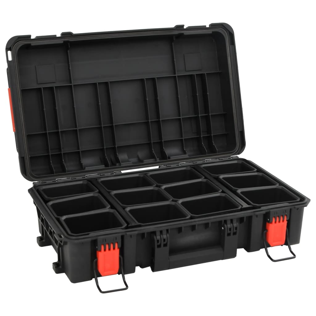 Valigetta da Volo Portatile Nera 56,5x34x16 cm in PP | homemem39