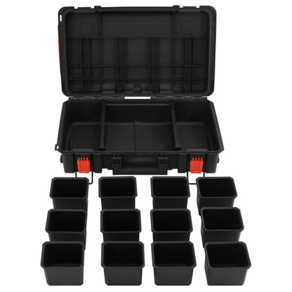 Valigetta da Volo Portatile Nera 56,5x34x16 cm in PP | homemem39