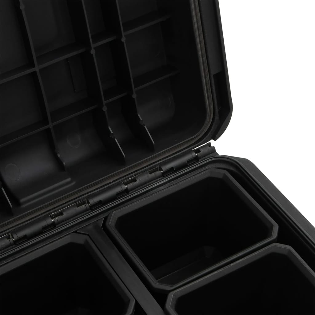 Valigetta da Volo Portatile Nera 56,5x34x16 cm in PP | homemem39